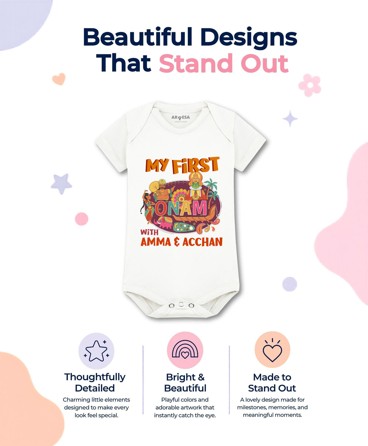 No | My First Onam - Romper