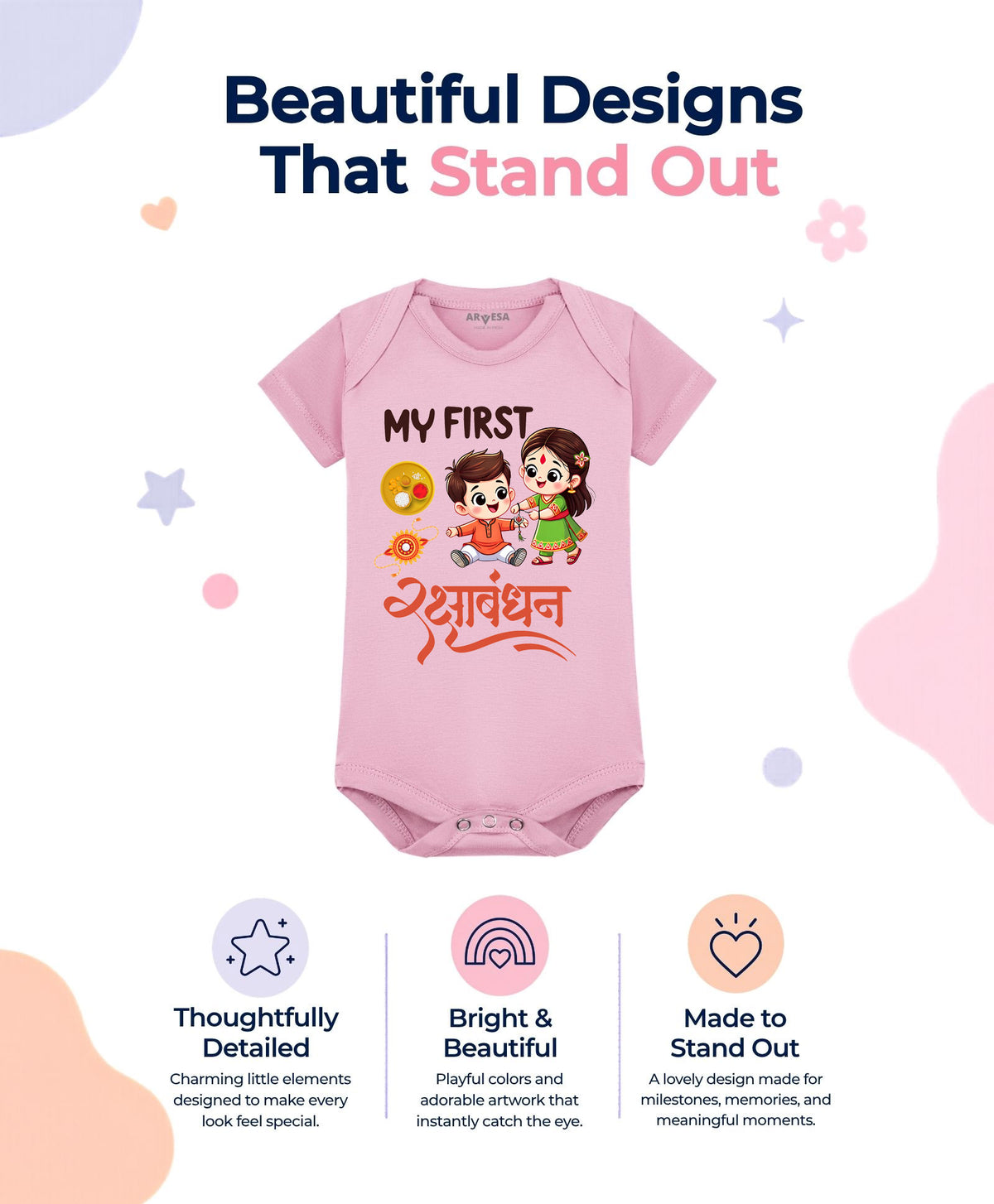 No | My First Rakhi - Romper