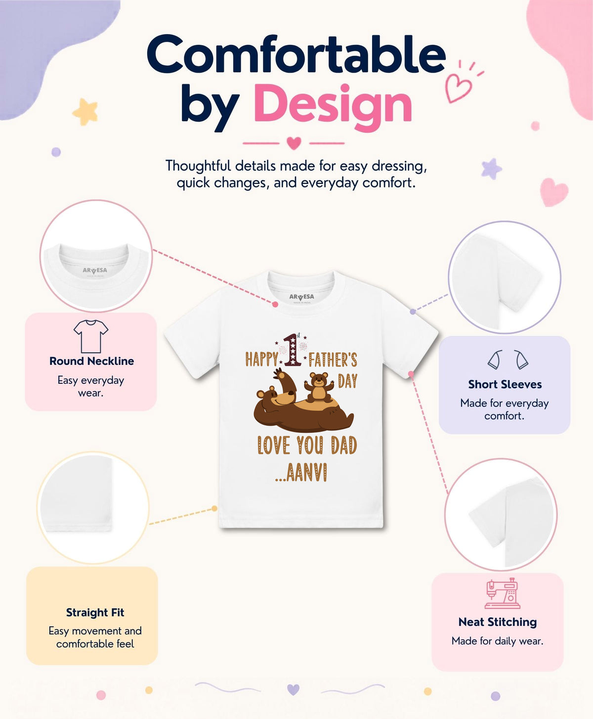 Yes | Happy Father Days - T-shirt