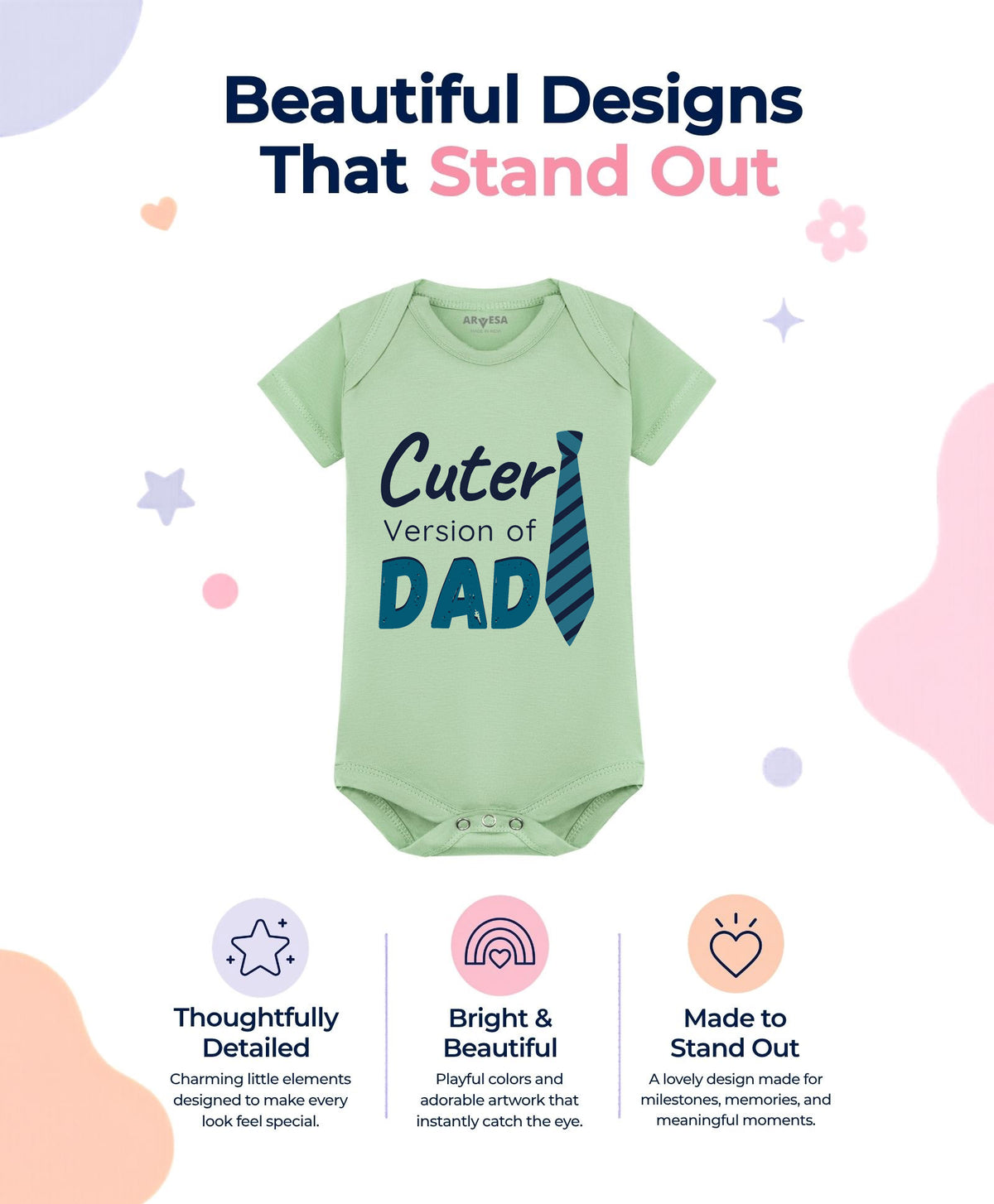 No | Cutest Version Of Dad - Romper