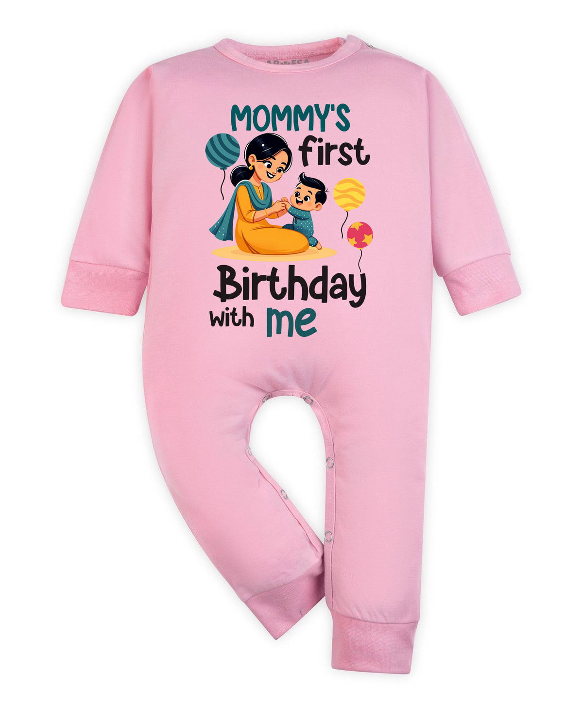 No | Mommy First Birthday With Me Mom Birthday - Jumpsuit