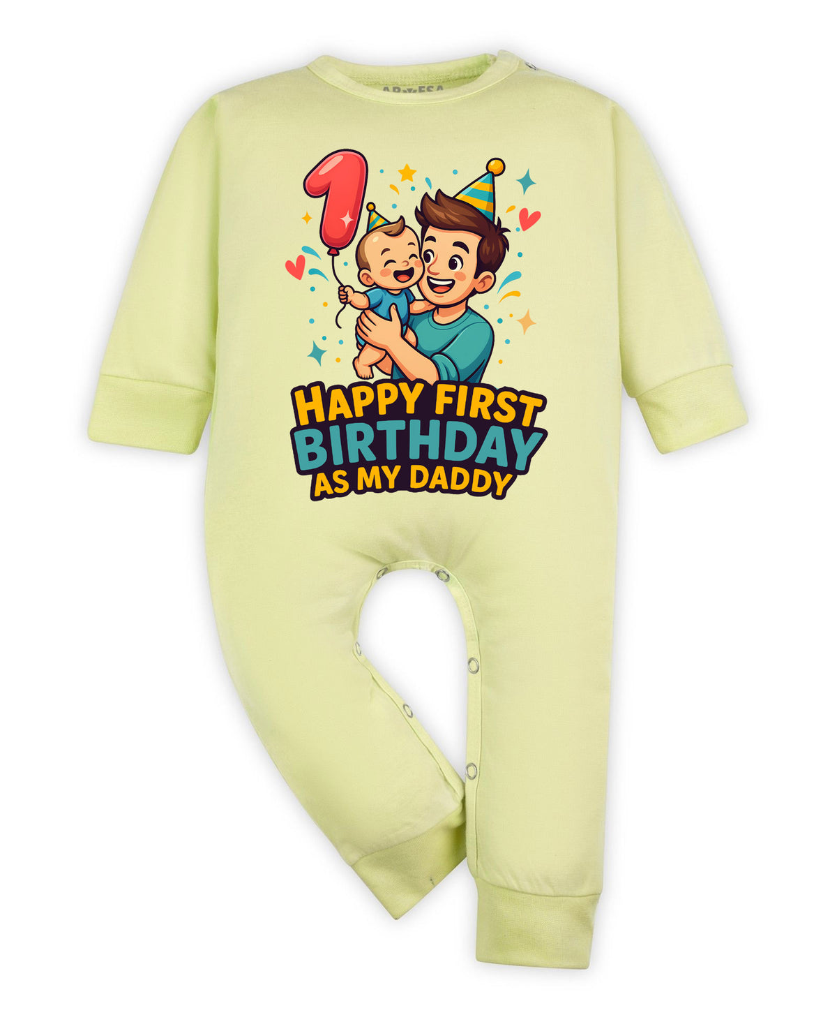 No | Happy First Birthday As My Daddy Dad Birthday - Jumpsuit