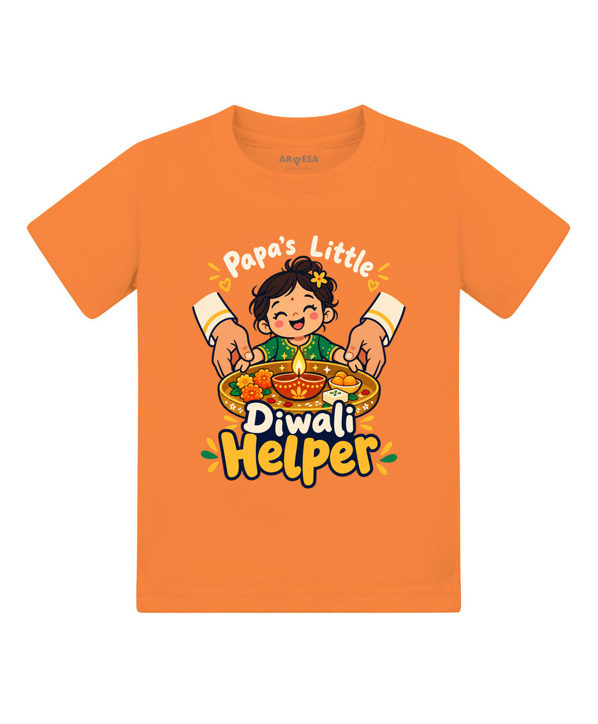 Papa's Little Diwali Helper - T-shirt