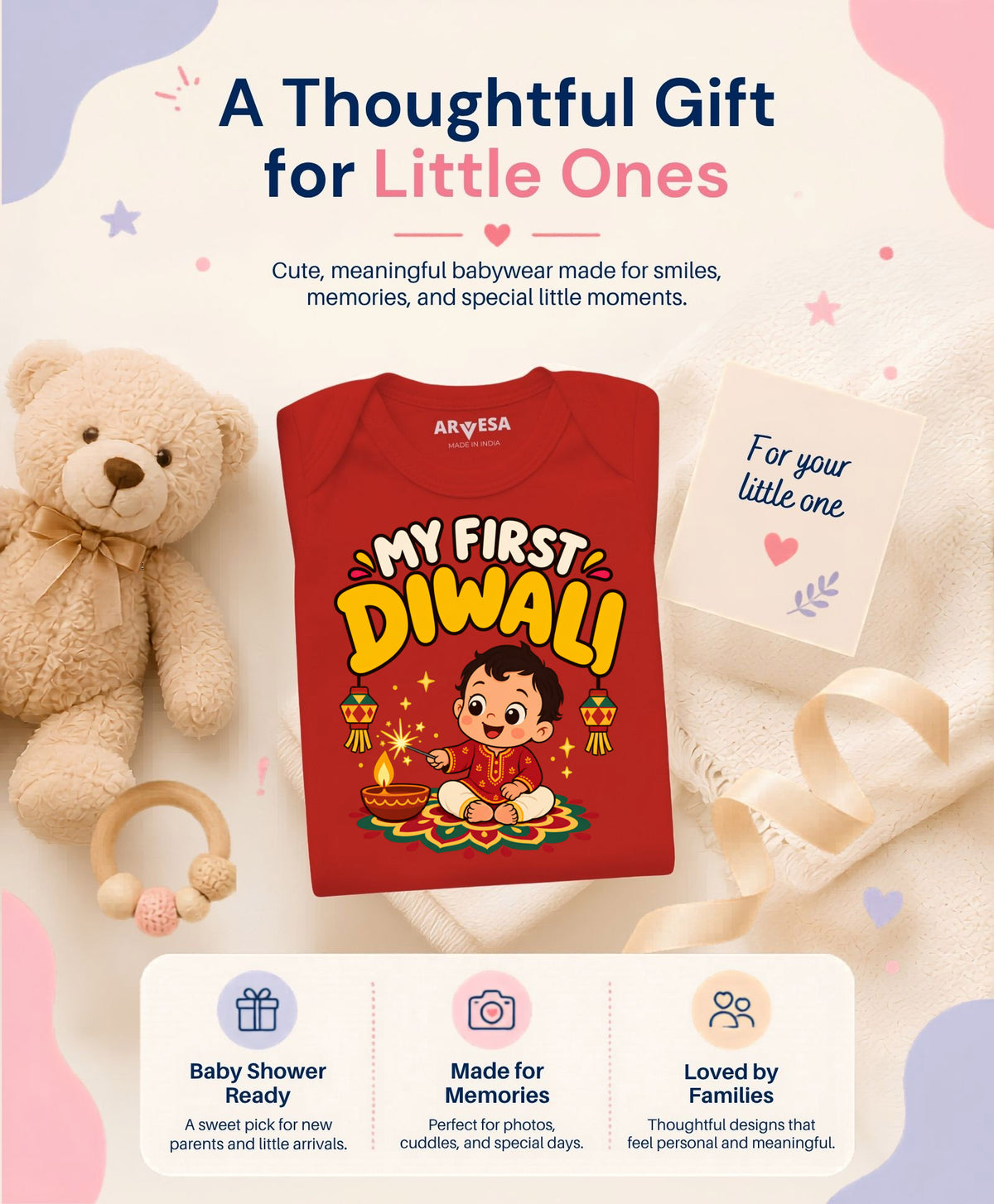 No | My First Diwali - Romper