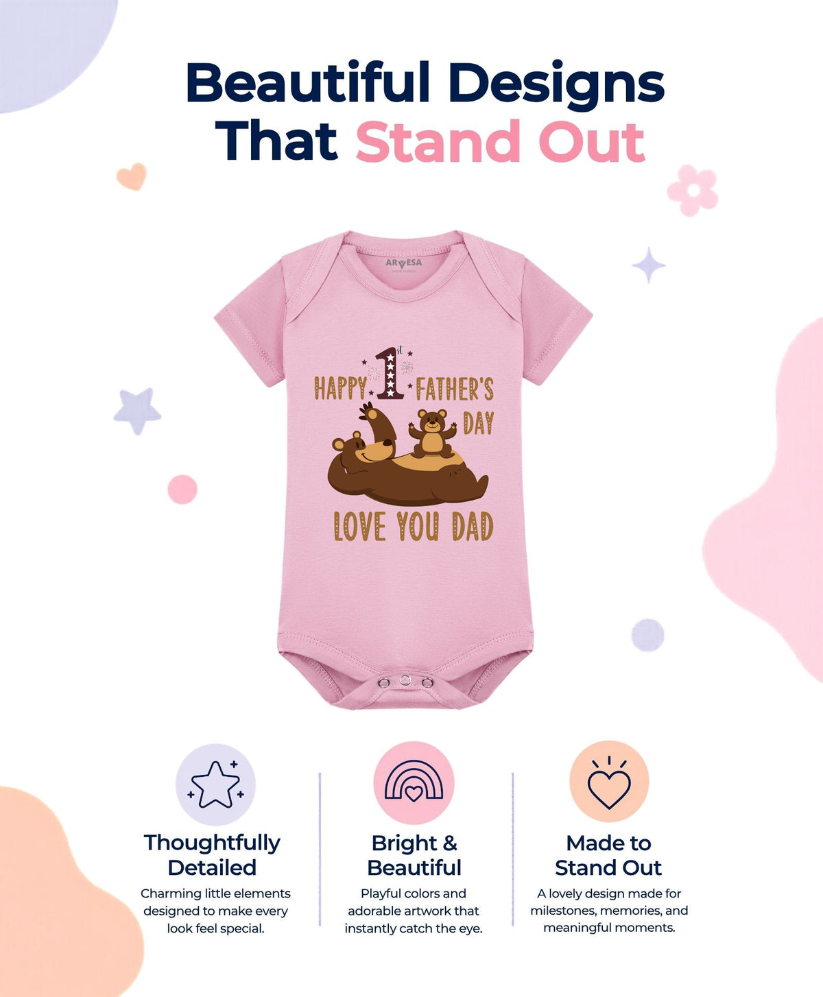 No | Happy Father Days - Romper