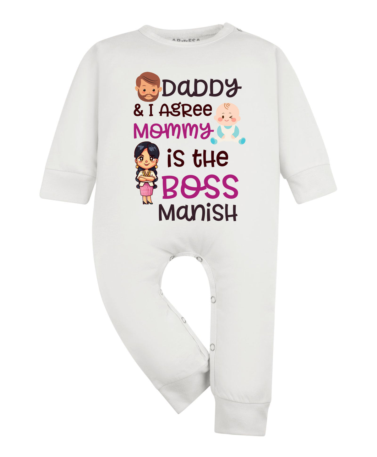 Yes | Daddy & I Agree Mommy Is Boss - Jumpsuit
